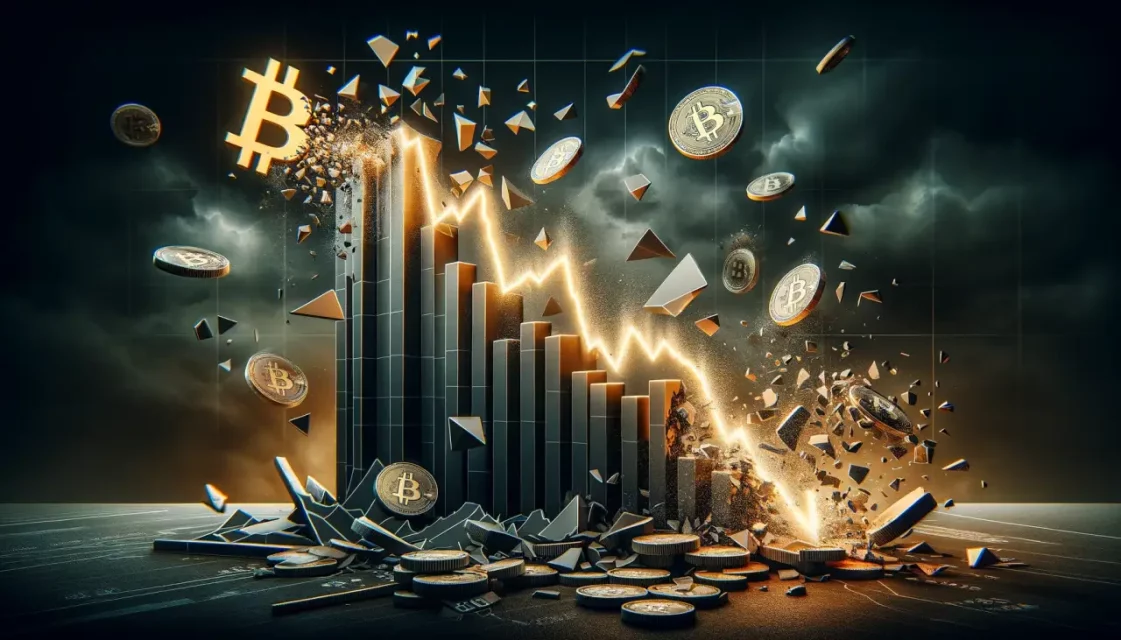 bitcoin düsüs grafik yıktı gecti