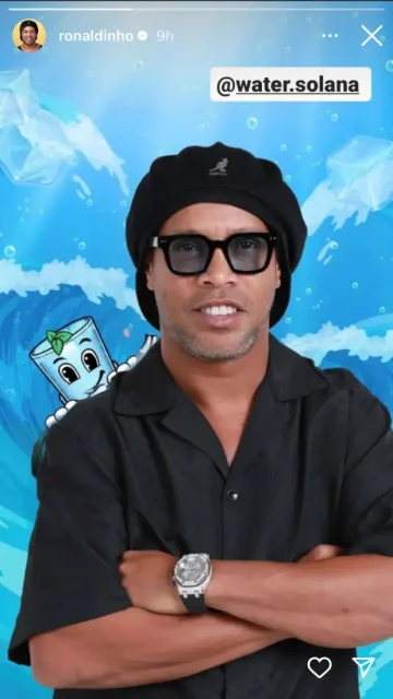 ronaldinho memecoin kripto para