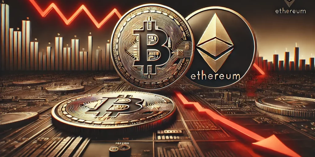 Bitcoin ve Ethereum kan kaybediyor: Spot ETF’ler darbe vurdu